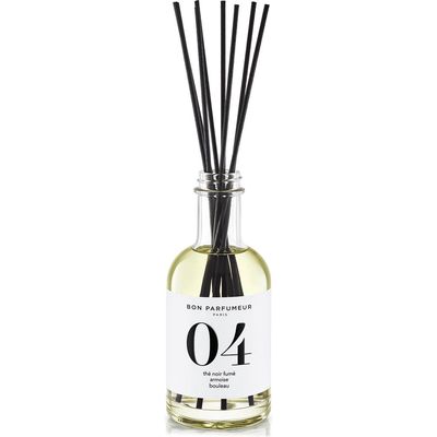 Bon Parfumeur 04 Smoked Black Tea, Mugwort & Birch Reed Diffuser 