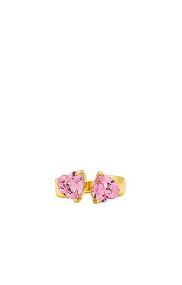 BONBONWHIMS Double Ling Bling Ring in Pink.