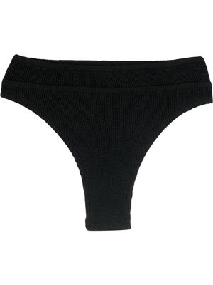 Bond-eye Bound seersucker bikini bottoms - Black