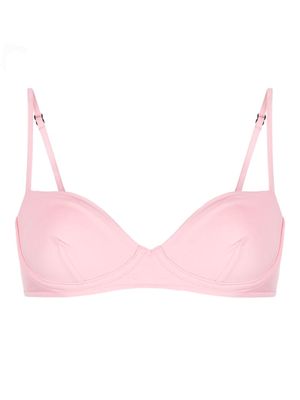 BONDI BORN Brielle sweetheart-neck bikini top - Pink