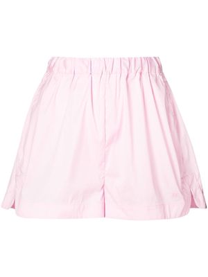 BONDI BORN curved-hem shorts - Pink