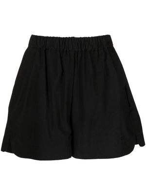 BONDI BORN elasticated waist short shorts - Black