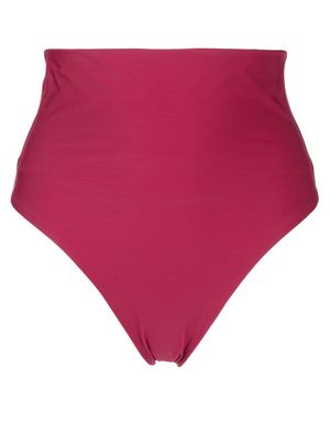 BONDI BORN Faith high-waist bikini bottoms - Red