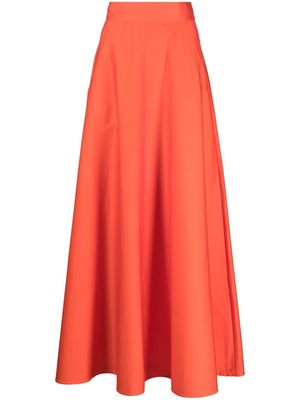 BONDI BORN Grenada flared maxi skirt - Orange
