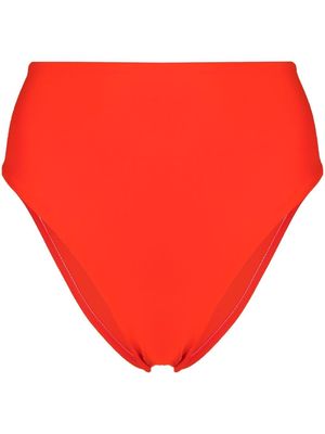 BONDI BORN high waist bikini bottoms - Red