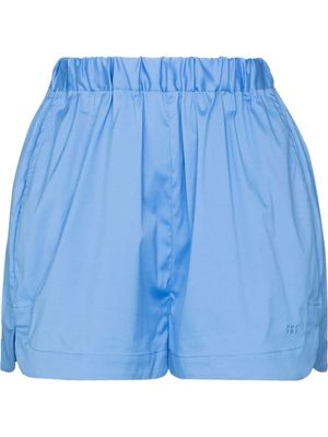 BONDI BORN high-waisted mini shorts - Blue
