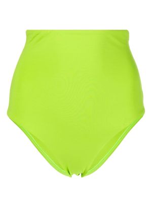 BONDI BORN Lani high-waisted bikini bottoms - Green
