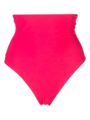BONDI BORN Leah high-waisted bikini bottoms - Pink