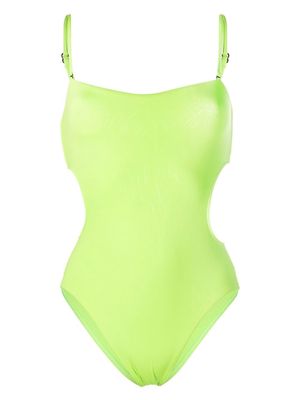 BONDI BORN Lena cut-out detail swimsuit - Green