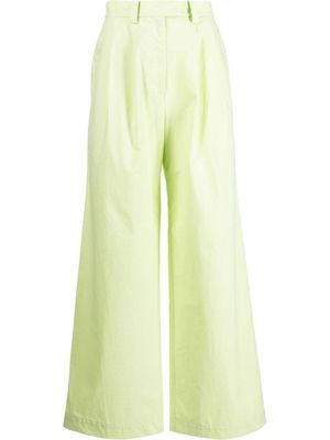 BONDI BORN Levanzo wide-leg trousers - Green