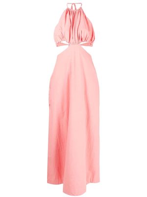 BONDI BORN Mahina cut-out maxi dress - Pink