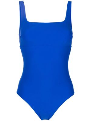 BONDI BORN Maika square neck swimsuit - Blue