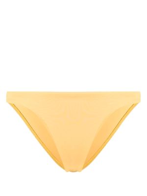 BONDI BORN Mina slip-on bikini bottoms - Yellow