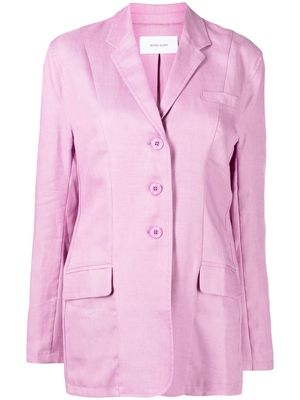 BONDI BORN single-breasted button-fastening jacket - Pink