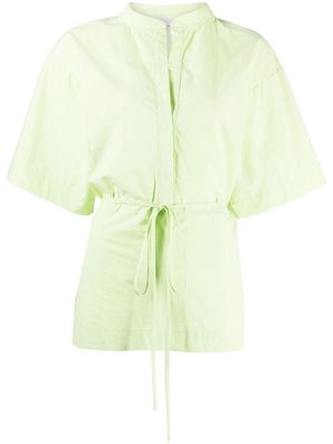 BONDI BORN Symi wrap blouse - Green