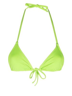 BONDI BORN triangle bikini top - Green
