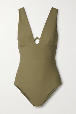 BONDI BORN - Willow Underwired Swimsuit - Green