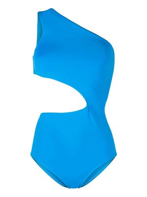 BONDI BORN Zuri cut-out swimsuit - Blue
