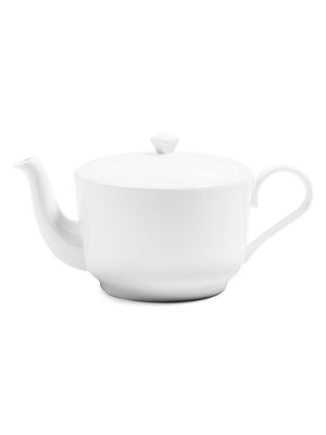 Bone China White Medium Teapot - White - White
