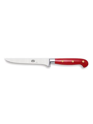 Boning Stainless Steel & Lucite Knife - Red - Red