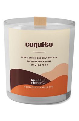 Bonita Fierce Coquito Candle in Ivory 