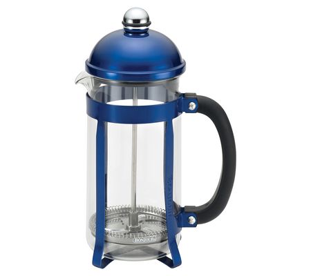 BonJour Coffee 8-Cup Maximus French Press, Blue