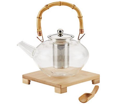 BonJour Coffee & Tea Zen Glass Teapot