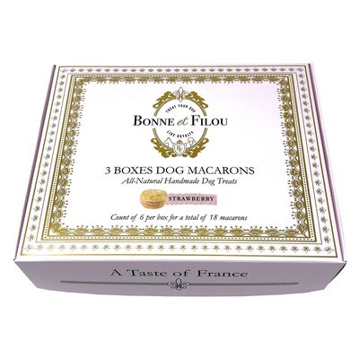Bonne et Filou Stawberry Dog Macarons Gift Pack 18