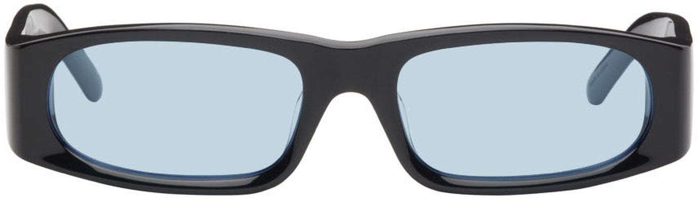 BONNIE CLYDE Black & Blue Big Trouble Sunglasses