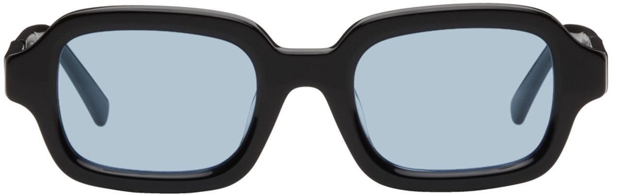 BONNIE CLYDE Black & Blue Shy Guy Sunglasses