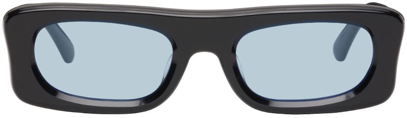 BONNIE CLYDE Black & Blue Slide Sunglasses