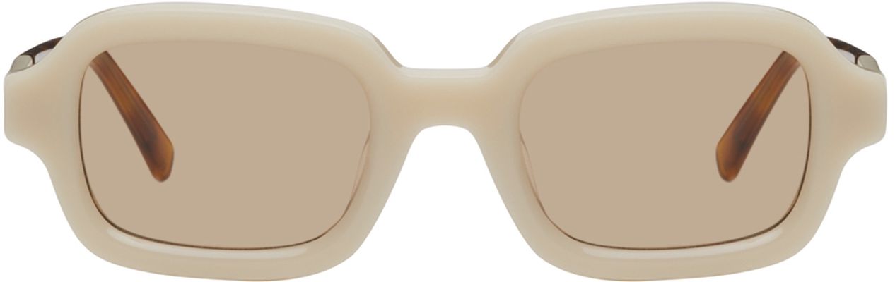 BONNIE CLYDE Off-White Shy Guy Sunglasses