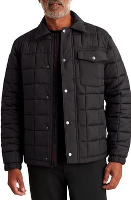 Bonobos Quilted Jersey Jacket in Black