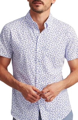 Bonobos Riviera Short Sleeve Jersey Button-Down Shirt in Oasis Floral