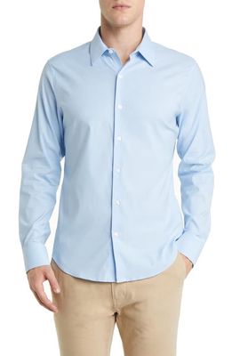 Bonobos Slim Fit Tech Button-Up Shirt in Solid - Blue