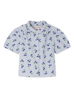 Bonpoint Adele graphic-print shirt - Blue