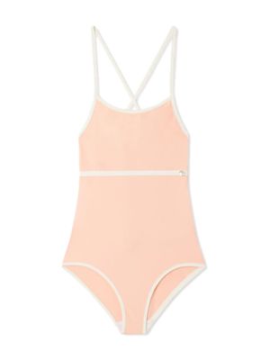 Bonpoint Altamura scoop-neck swimsuit - Pink