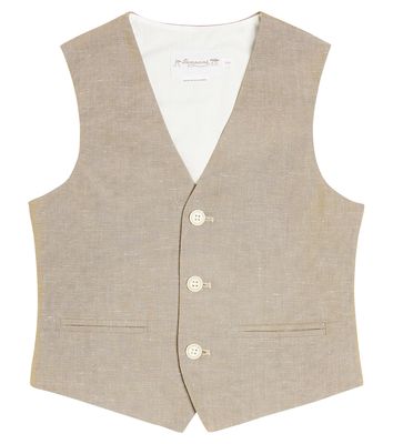 Bonpoint Angus cotton and linen vest