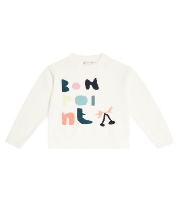 Bonpoint Anumati intarsia-knit cotton sweater