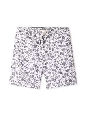 Bonpoint Ariel floral-print swim shorts - White