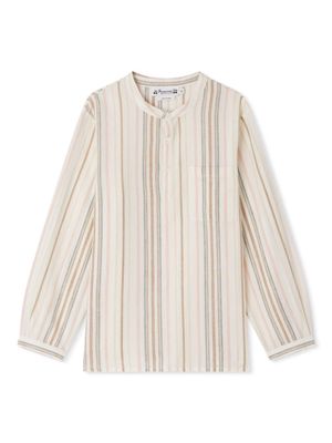 Bonpoint Artiste stripe-pattern shirt - Neutrals