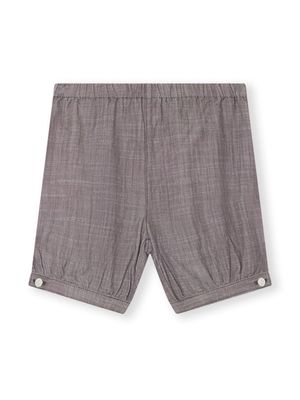 Bonpoint Azur straight-leg cotton shorts - Grey