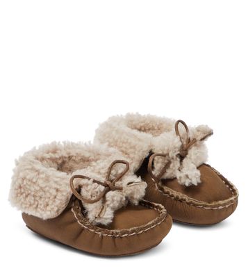Bonpoint Baby Boule shearling booties