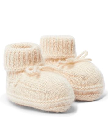 Bonpoint Baby cashmere slippers