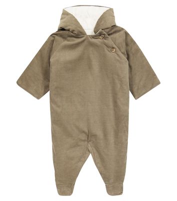 Bonpoint Baby Fevrier cotton corduroy onesie