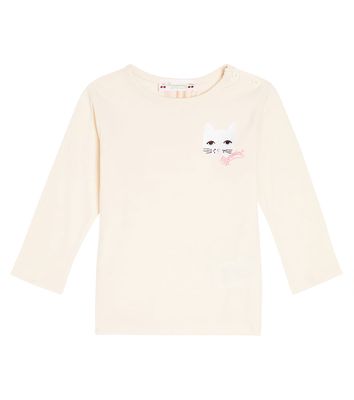Bonpoint Baby Tahsina embroidered jersey top