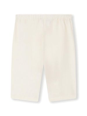 Bonpoint Bandy straight-leg cotton trousers - White