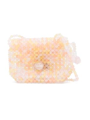 Bonpoint beaded crossbody bag - Neutrals