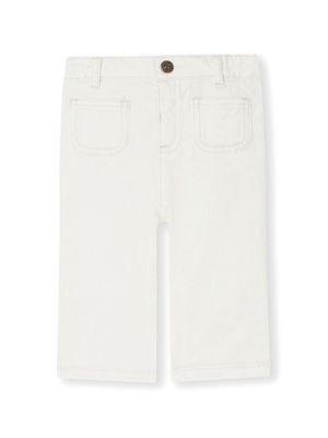 Bonpoint Bellino straight-leg jeans - White