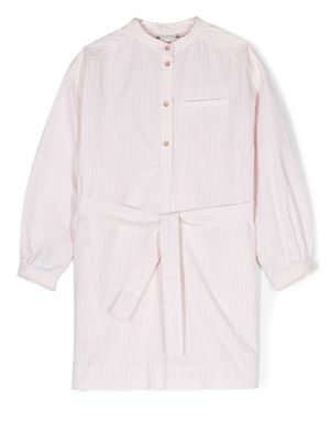 Bonpoint Beloved cotton shirt dress - Pink